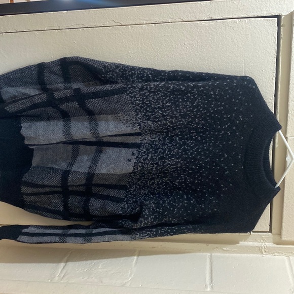 Maniere De Voir Other - Maniére De Voir Ombré Mohair Knitted Check Jumper Medium Size